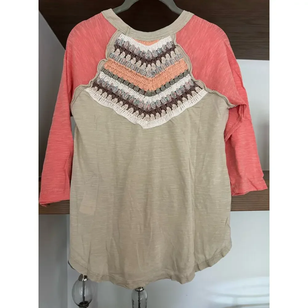 Free People Spring Bound Long Sleeve in Swaying Palm Combo